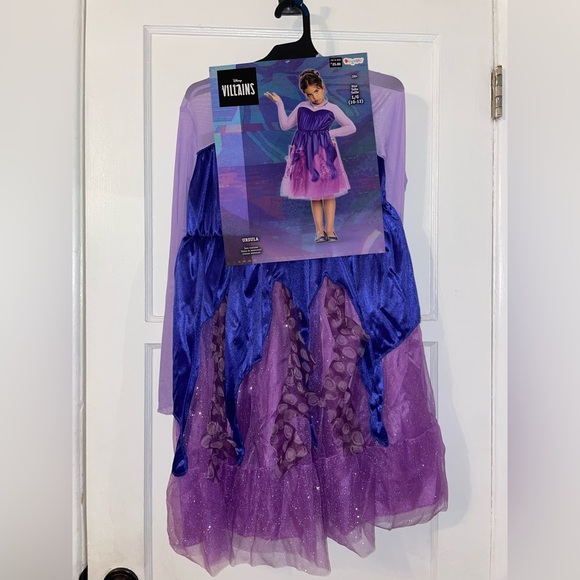 Disney Villains Ursula Play Costume Dress- large 10/12 - Picture 1 of 4